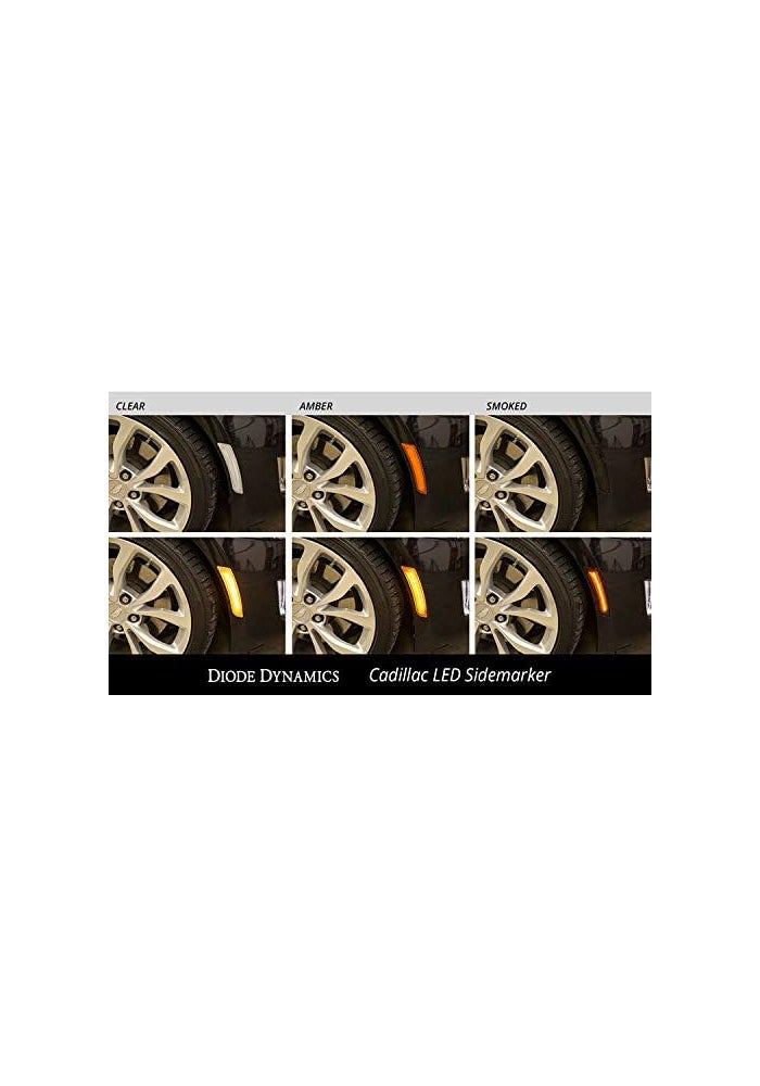 Diode Dynamics Clear LED Sidemarkers for Cadillac ATS 2015-2019 - Image 3