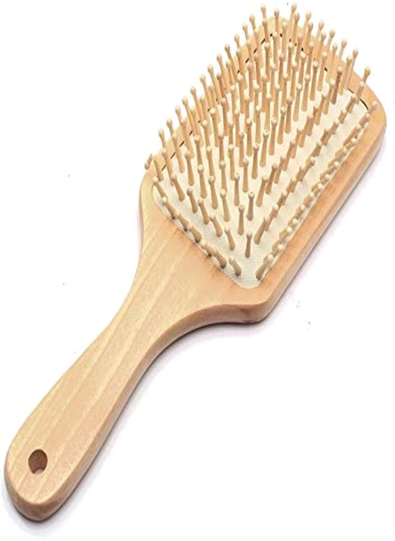 اميتيس جاردن مشط خشبي بأسنان مقاومة للكهرباء الساكنة بيج  - Image 1