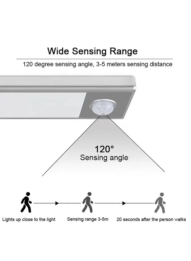 LED Cabinet Lights Motion Sensor Strip 3 Colour Dimmable Suitable for Reading Closets Cabinets Bedside and Study Lighting
