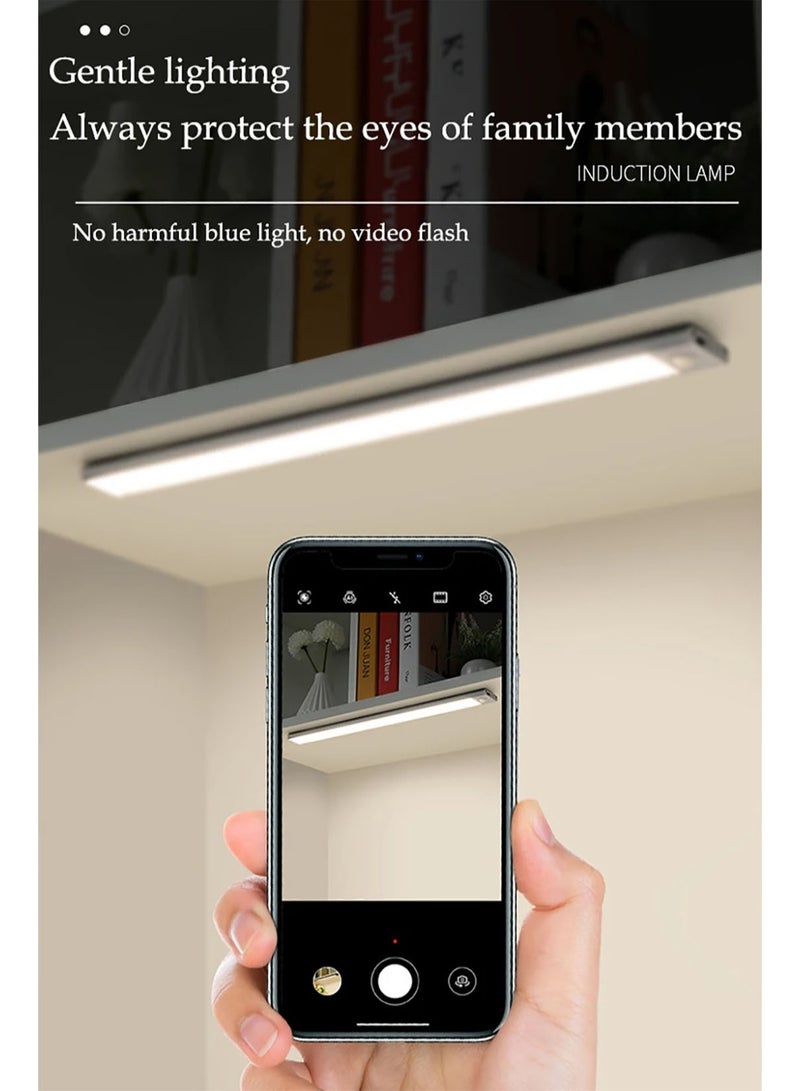 LED Cabinet Lights Motion Sensor Strip 3 Colour Dimmable Suitable for Reading Closets Cabinets Bedside and Study Lighting