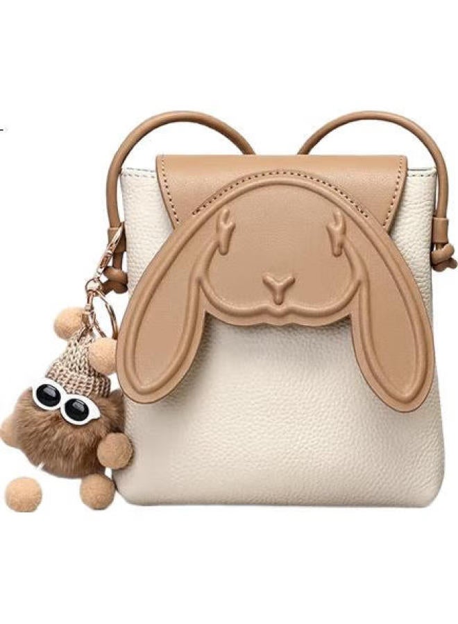 Viney Leather Handbag, Women'S Bag, Niche Phone Purse, Light Luxury Crossbody Shoulder Bag, Birthday Gift For Girlfriend, Qixi Festival Gift - Image 3