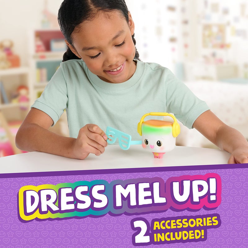 My Squishy Little Marshmallow â€“ Interactive Doll Collectible with Accessories â€“ Mel (White) - Image 3