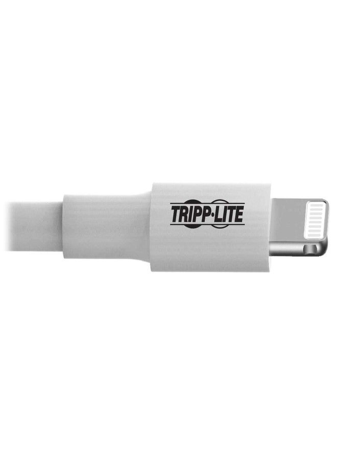 Tripp Lite Apple MFI Certified 10-Feet 3M Lightning to USB Cable Sync Charge iPhone/iPod/iPad - White (M100-010-WH) - Image 5