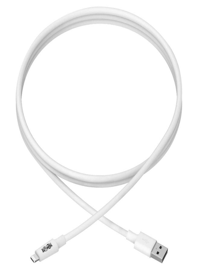 Tripp Lite Apple MFI Certified 10-Feet 3M Lightning to USB Cable Sync Charge iPhone/iPod/iPad - White (M100-010-WH) - Image 2