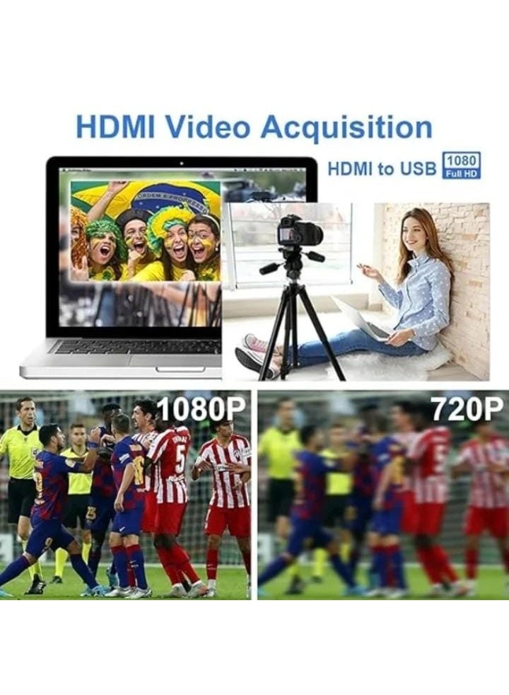 4K HDMI to USB Video Capture Card – for Audio & Video Recording, Live Streaming, Education, and Gaming – Black - Image 5