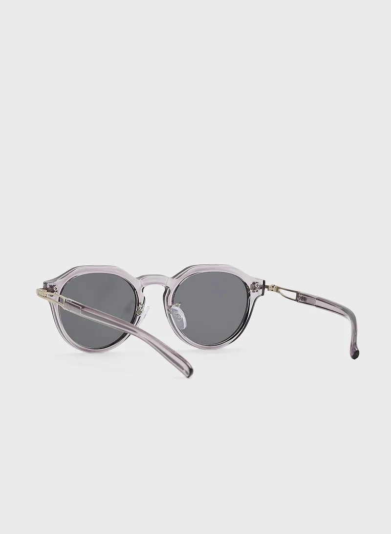 سفنتي فايف Casual Round Sunglasses
