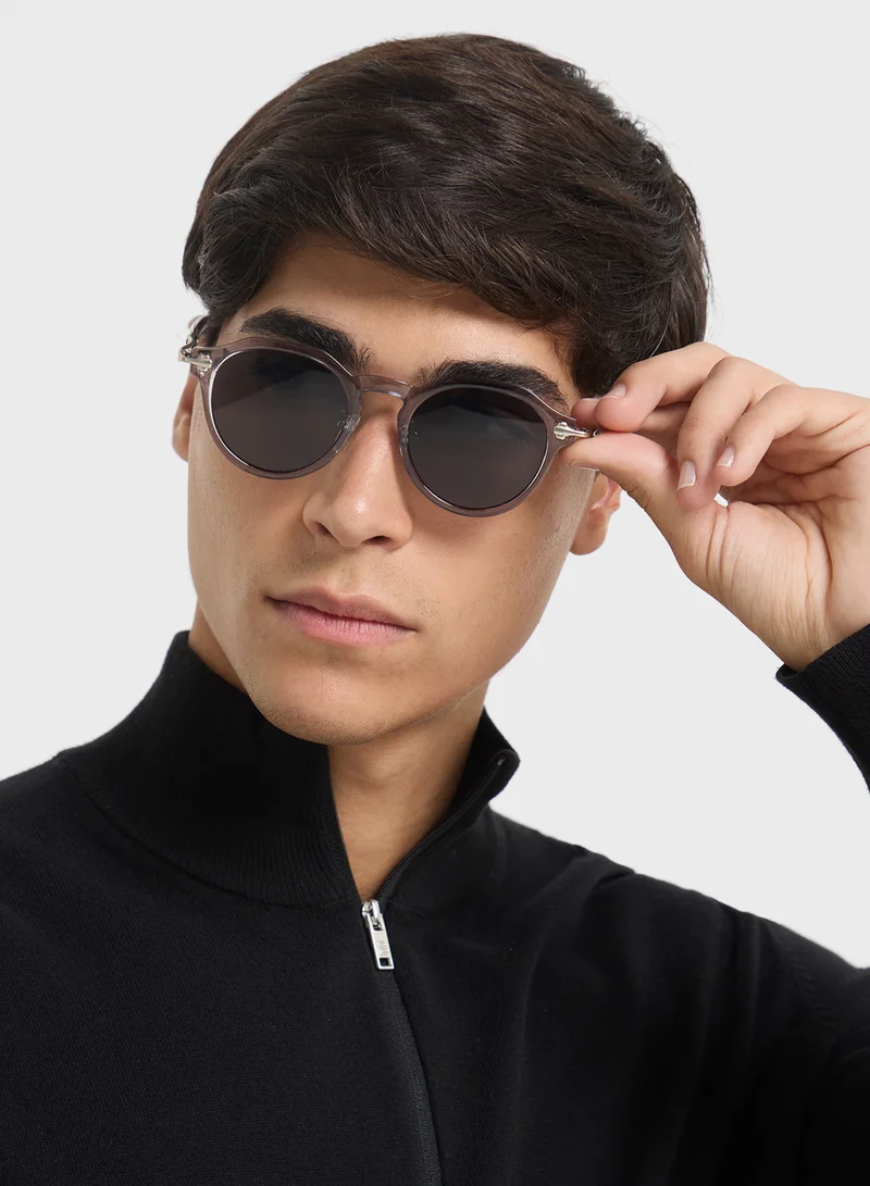 سفنتي فايف Casual Round Sunglasses