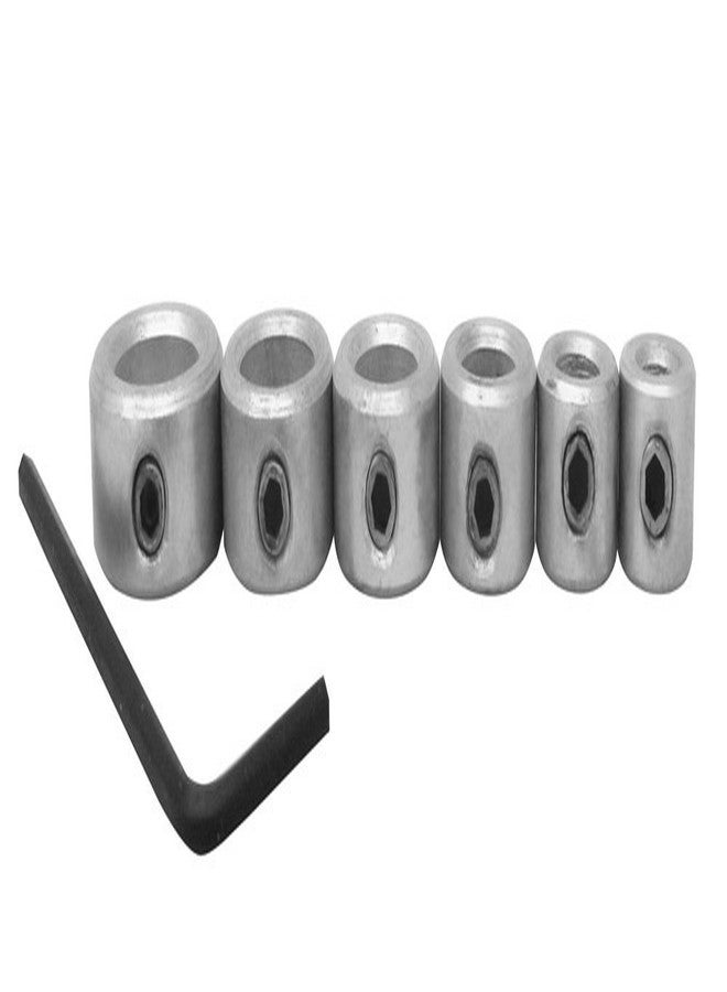 Milescraft 5342 6pc. Drill Stop Set - Includes 3/16, 1/4, 5/16, 3/8, 7/16, and 1/2-Inch - Image 1