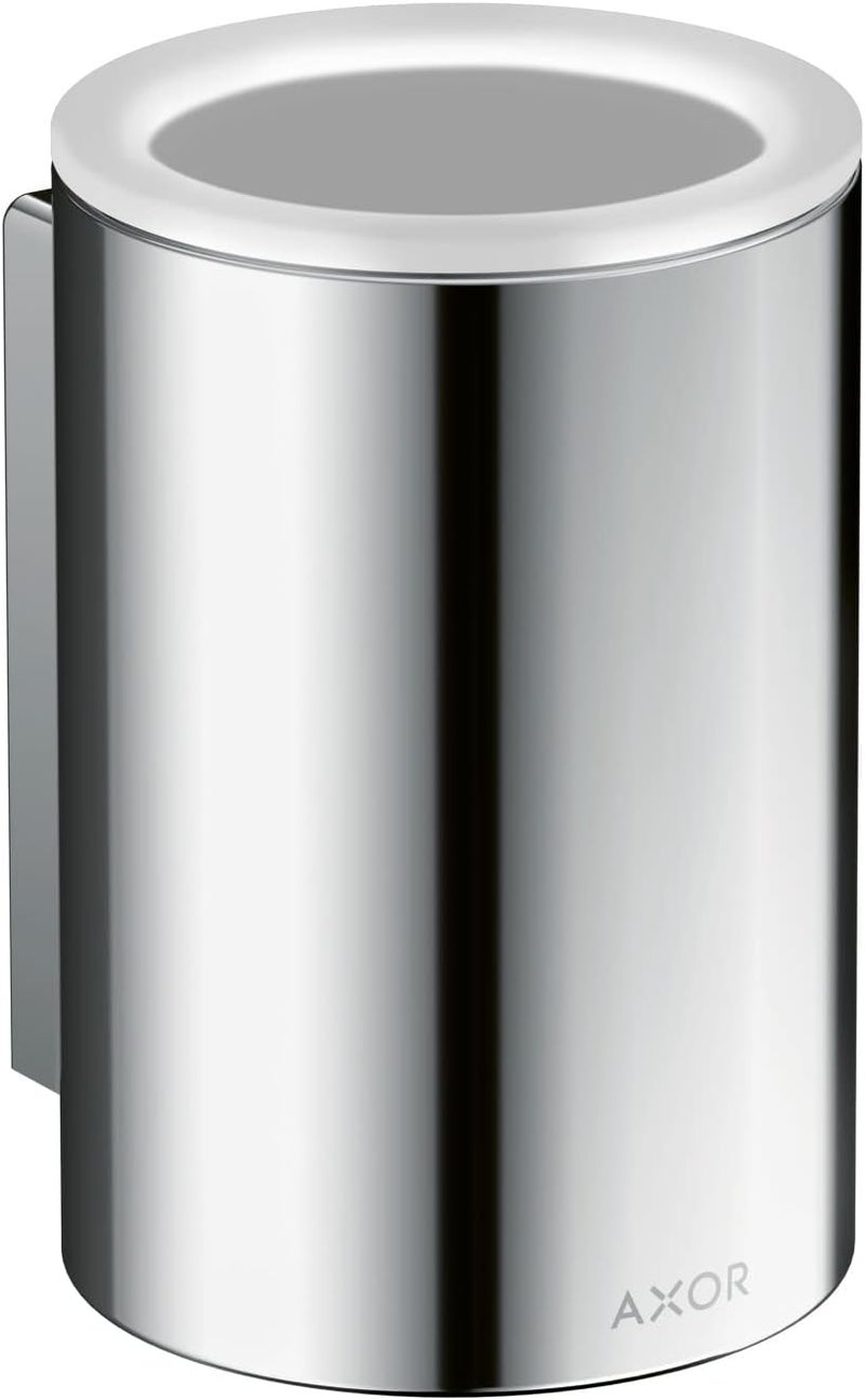 AXOR AXOR Universal Circular Modern Toothbrush Tumbler in Chrome 42804000 
