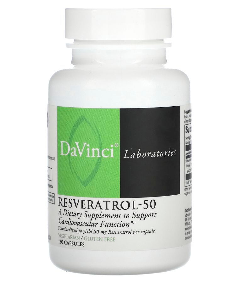 DaVinci Laboratories Resveratrol-50 50 mg 120 Capsules