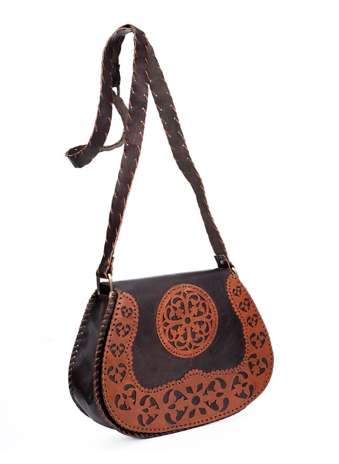Sheer Fashionable Leather Crossbody Bag  - Image 4