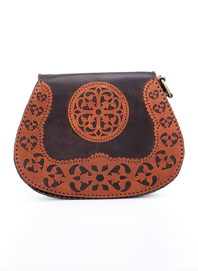 Sheer Fashionable Leather Crossbody Bag  - Image 2