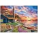 BenBen Puzzles for Adults 1000 Pieces Sunset Lighthouse Jigsaw Puzzles with Letters or Patterns on Back Challenging Puzzles for Family Game Night Home Dcor - Image 2