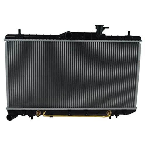 TRQ Radiator Assembly Aluminum Core Compatible with 00-05 Hyundai Accent CU2338 HY3010142 - Image 1