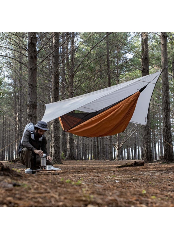 Naturehike Venus Hammock With Tent Fly-Grey/Orange  - Image 2