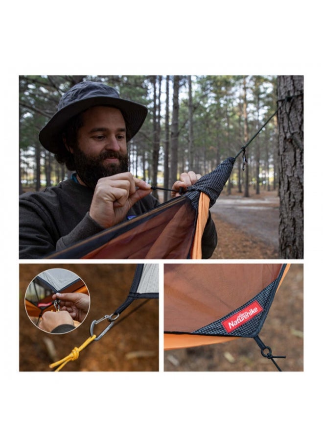 Naturehike Venus Hammock With Tent Fly-Grey/Orange  - Image 3