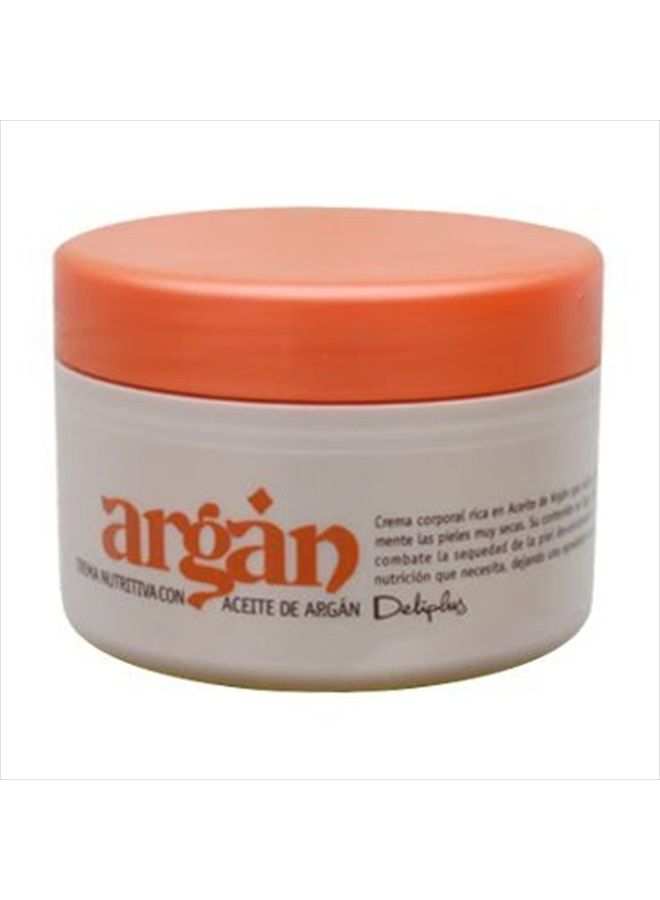 Deliplus Rich Argan Oil Anti-aging Body Cream. Anti-wrinkle Treatment for Dry Skin Enhanced With Karite and Soy Oil 6.75 fl oz. (200 ml) - Image 2