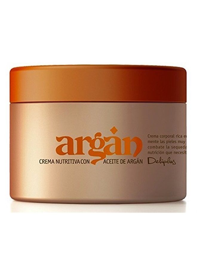 Deliplus Rich Argan Oil Anti-aging Body Cream. Anti-wrinkle Treatment for Dry Skin Enhanced With Karite and Soy Oil 6.75 fl oz. (200 ml) - Image 1