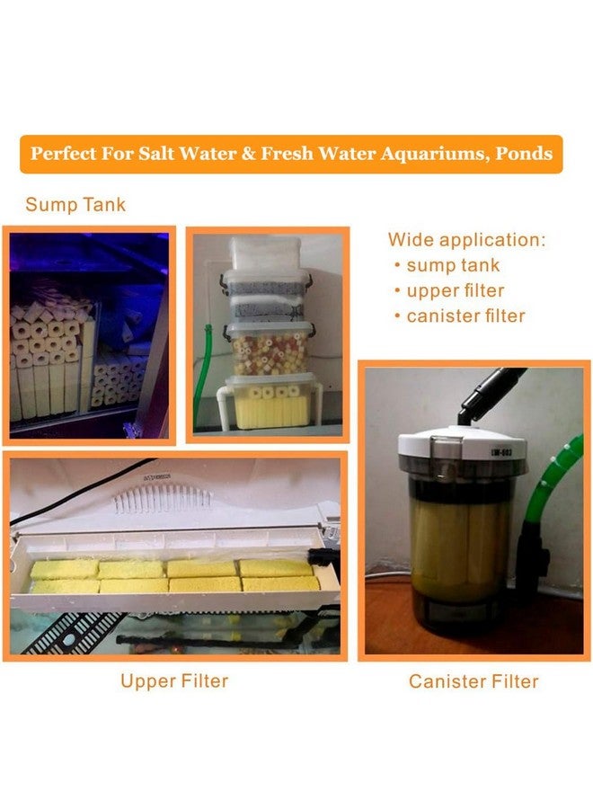 hygger 6.2-Inch Long Aquarium Bio Media Ceramic Filter Media Blocks for Sump Tank Pond Saltwater Aquarium Fish Tank Biological Media (7.9 lbs,40-Pack) - Image 4