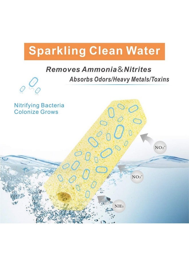 hygger 6.2-Inch Long Aquarium Bio Media Ceramic Filter Media Blocks for Sump Tank Pond Saltwater Aquarium Fish Tank Biological Media (7.9 lbs,40-Pack) - Image 5