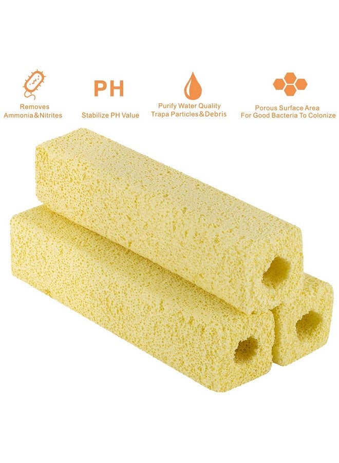 hygger 6.2-Inch Long Aquarium Bio Media Ceramic Filter Media Blocks for Sump Tank Pond Saltwater Aquarium Fish Tank Biological Media (7.9 lbs,40-Pack) - Image 3