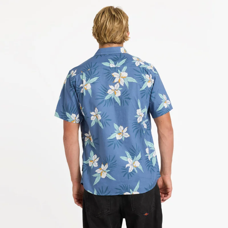 كويك سيلفر Apero Classic Floral Short Sleeve Shirt - Men