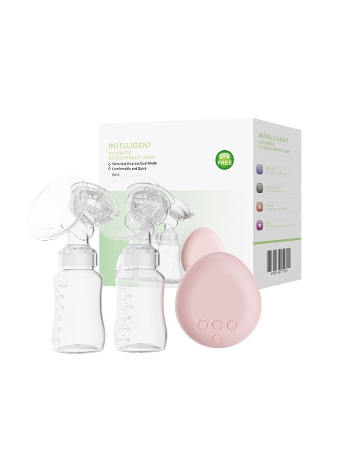 ALLTOMOM - Double Electric Breast Pump with 2 Modes 9 Levels BPA Free 150ml * 2 Bottles Silent Design Memory Function Auto Shutoff for Easy Use - Image 1