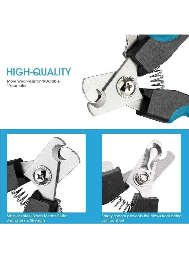 سايج سكوير فرشاة العناية بالشعر وقص الأظافر من سليكر للكلاب والقطط، مزودة بميزة التنظيف الذاتي، تزيل الشعر المتساقط والتشابك والتكتل، أطراف شعيرات مرنة مطلية للكلاب - Image 4