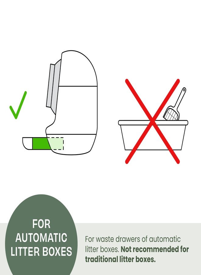 Smarty Pear Casa Leo | Leo’s Loo Too Waste Drawer Liners, 25 Count Heavy Duty 2 Mil Cat Litter Box Bags with Drawstring, Unscented Replacement Refill Bags for Automatic Self Cleaning Litter Boxes - Image 3