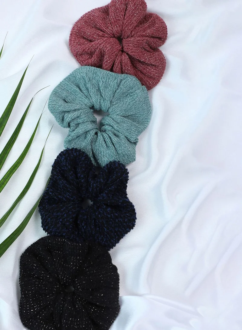 SOHI Pack of 4 Scrunchies