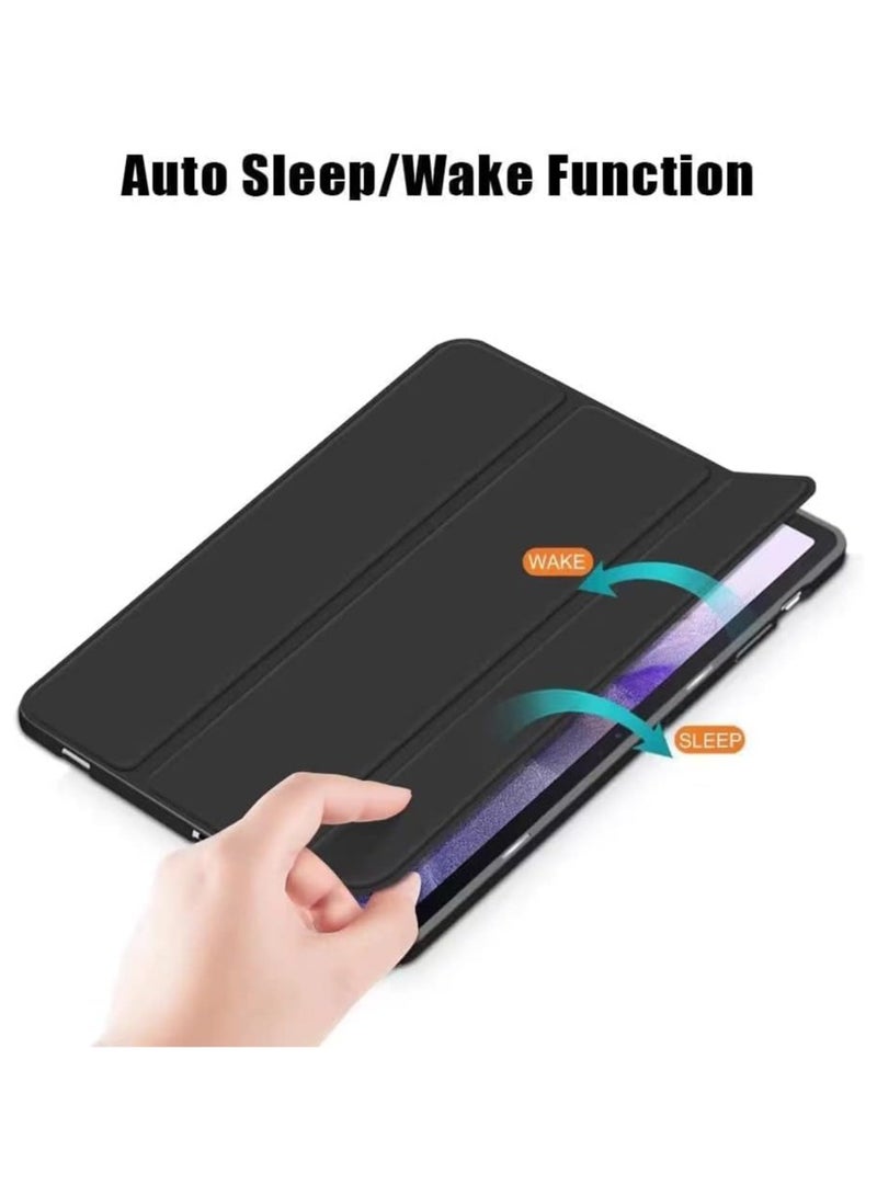 ELMO3EZZ Samsung Galaxy Tab S8 Ultra 14.6 Inch Tablet Case with Pen Holder- Ultra Slim TPU Backshell Folio Stand Cover for Galaxy Tab S8 Ultra 14.6(-X900/ X906) (Black)  - Image 2