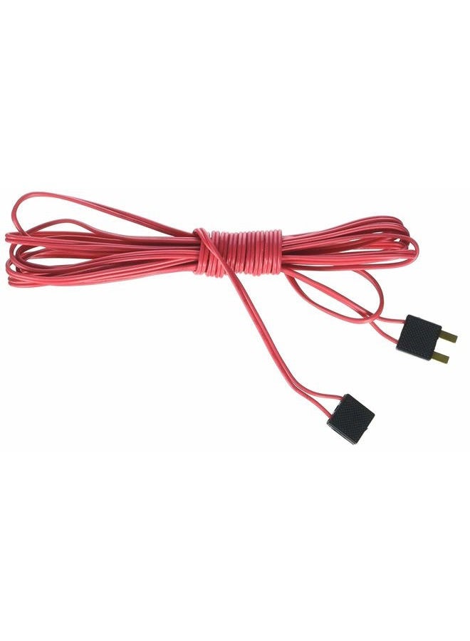 Bachmann Trains - E-Z TRACK - 10' POWER EXTENSION WIRE - RED (1/card) - Image 1