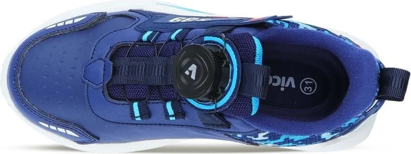 VICCO Code Smart Lace Mechanism Orthopedic Children's Sports Shoes Navy Blue