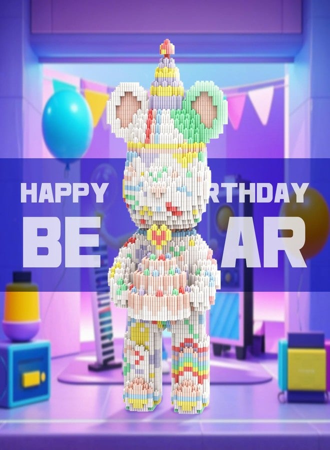 DAHONPA Animal Birthday Bear Micro Building Blocks Set (3680 Pieces) Gift for Adults and Kids - Image 5