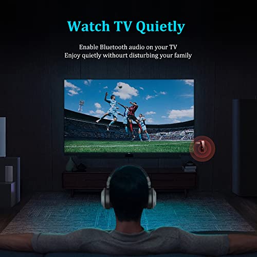 GMCELL Bluetooth Transmitter Receiver Wireless Adapter: 3.5mm Aux Jack Stereo Audio Input Output - for TV Car Headphone Speakers iPhone PC - Image 5