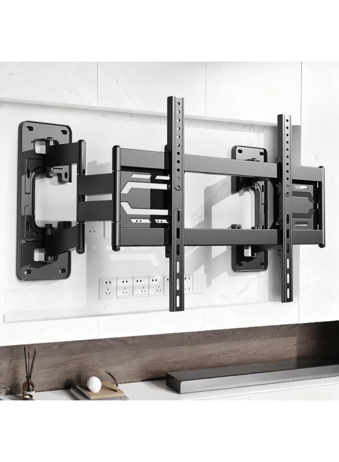 Behind Hero 50-100 Inch Large Screen Tv Telescopic Wall Mount Bracket Split Type Stand Compatible With Sony Tcl Samsung Xiaomi Tvs