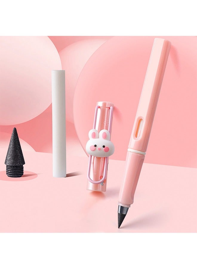Generic Forever Pencil with Eraser Reusable Inkless Pencil No Sharpen Everlasting Pencil Set Gift for Writing Drawing Home Office School Supplies  - Image 2