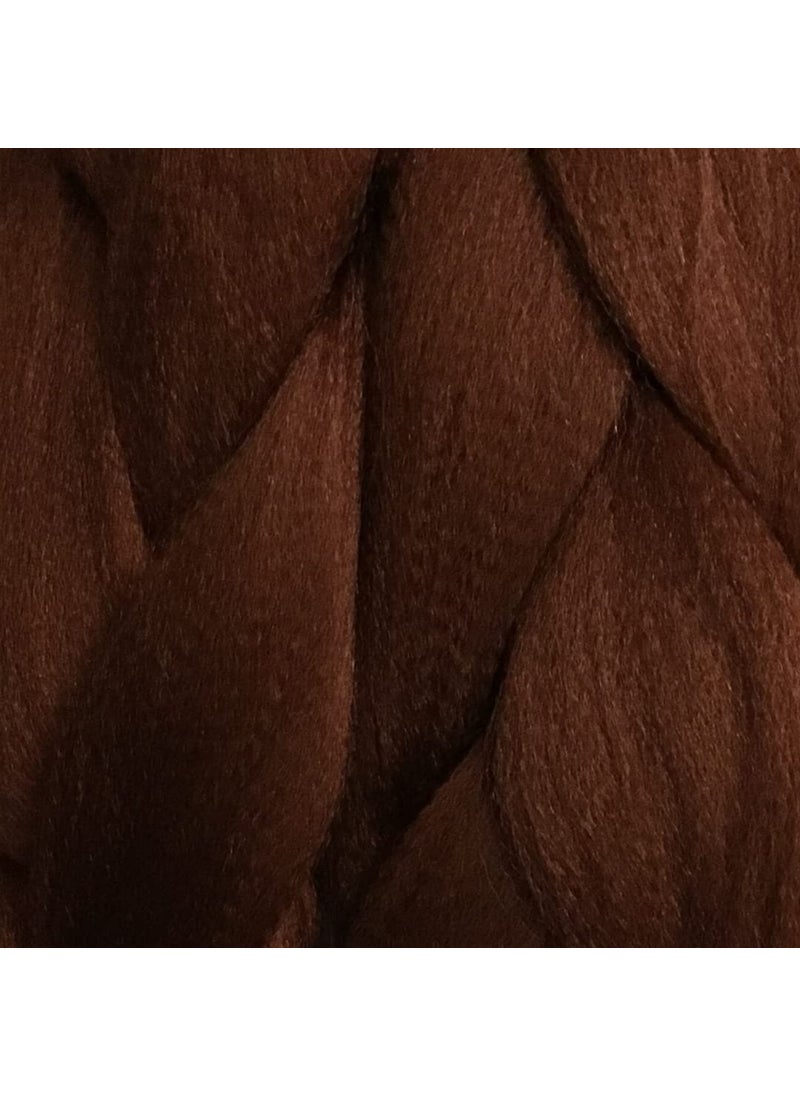 Duyan E-Beauty - Braid Hair  PreWashed  PreStretched 100 Synthetic Hair Extension  350 GingerDark Orange - Image 1