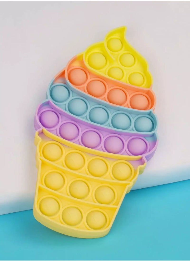 Generic Ice Cream Shaped Push Pop Bubble  - Image 2