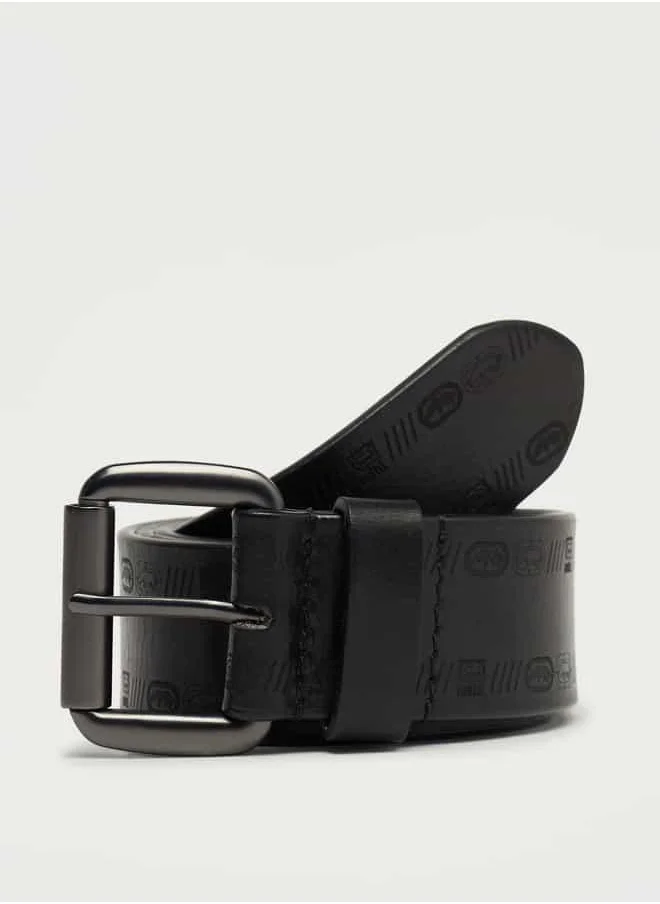 Ecko Unltd. Ecko Unltd Textured Leather Belt with Pin Buckle Closure