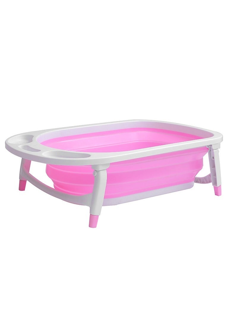 Baby Big Silicone Tub, For 0~6 Years Of Age With Folding Non-Slip Mat - Image 2