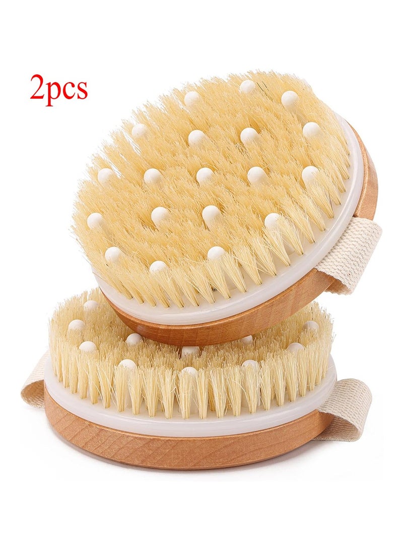 2 قطعة تنظيف جاف فرشاة الاستحمام - Image 1
