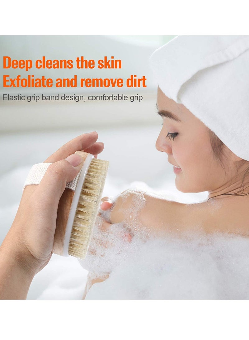 2 قطعة تنظيف جاف فرشاة الاستحمام - Image 4