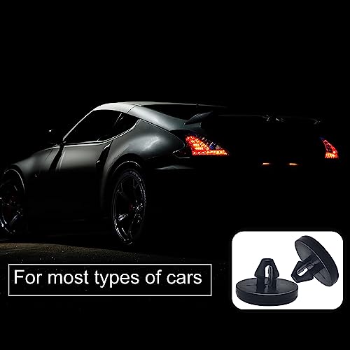 Ajxn 12 PCS Brake Switch Stopper Car Truck Auto Brake Pedal Pad Brake Light Switch Stopper Brake Switch Pad Clutch Pedal Stopper 90541-06036 (Black) - Image 5