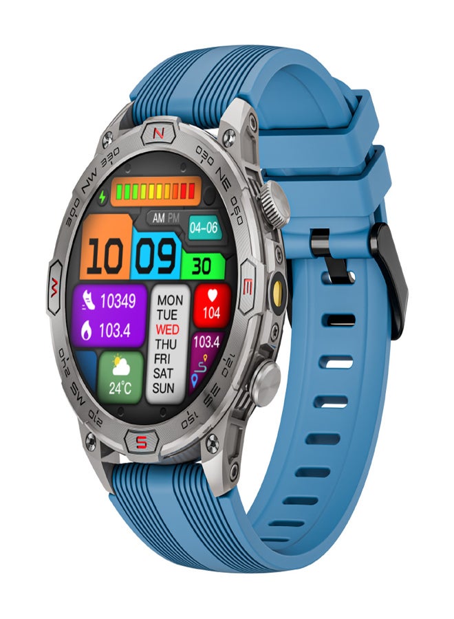 LOKMAT ZEUS 7 PRO Smart Bracelet Sports Watch 1.43-Inch AMOLED FullTouch Screen Fitness Tracker IP68 Waterproof Flashlight BT Call Blood Oxygen/Sleep/Heart Rate/Blood Pressure Monitor Multiple Sports - Image 1