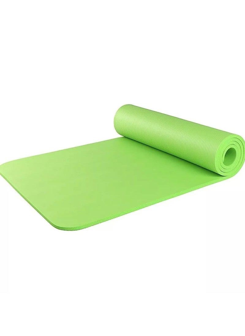Generic Extra Thick NBR Yoga Mat for Comfort & Support Green 183x61x1cm  - Image 2
