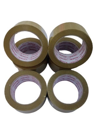 Packing Tape Brown Strong Adhesive 6 Pieces 48mm 100 Yards 92 Meter Long Each Piece - pzsku/Z5F22B864A03A5D63CB2AZ/45/_/1697721240/49401a83-52a9-4bcb-badd-a865d0901a76