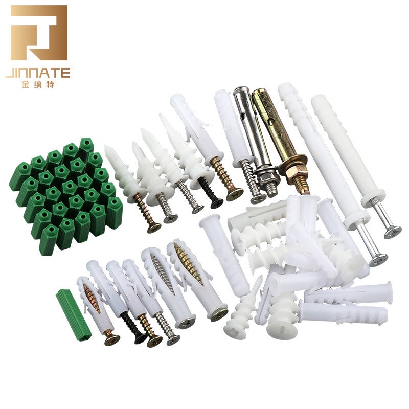 Plastic Expansion Tube 6*308*40 Expansion Screw Expansion Plug Rubber Particle Metal Iron Pull-Out Bolt Furniture - Image 2