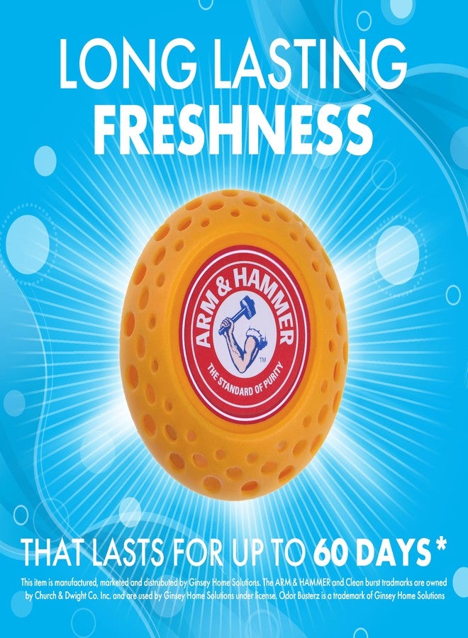 Arm & Hammer OdorBusterz® Odor Eliminator Balls, Fresh Burst, 3 Count – Baking Soda Odor Control for Closets, Drawers, Hampers & Small Spaces - Image 3