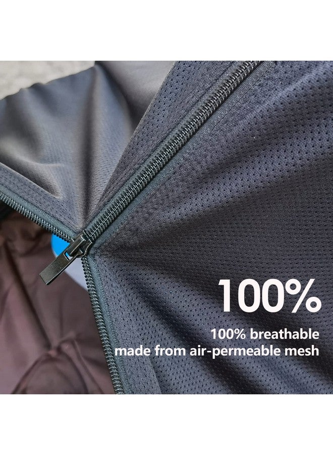 RESTCLOUD ظل الشمس لعربات الأطفال، ظل الشمس والنوم للأشعة فوق البنفسجية مناسب عالميًا لعربات الأطفال، غطاء عربات الأطفال المعتم، قابل للتنفس ويوقف 99% من أشعة الشمس (UPF50+) أسود - Image 5